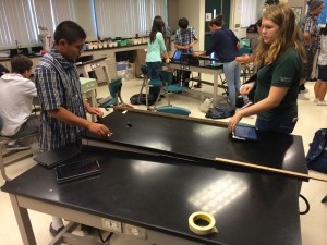 investigating motion of golf ball