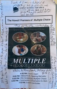 my notes taken during the event